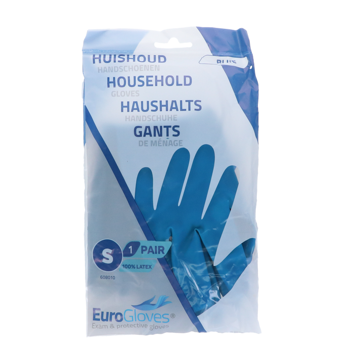Eurogloves huishoudhandschoen - blauw - 200 paar